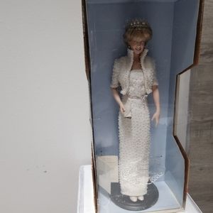 Diana Princess of Wales Porcelain Doll - Original Box.